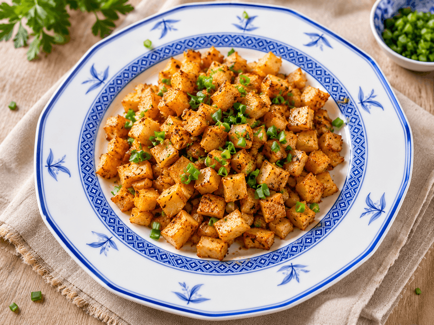 Falsche Bratkartoffeln – grüner Tag