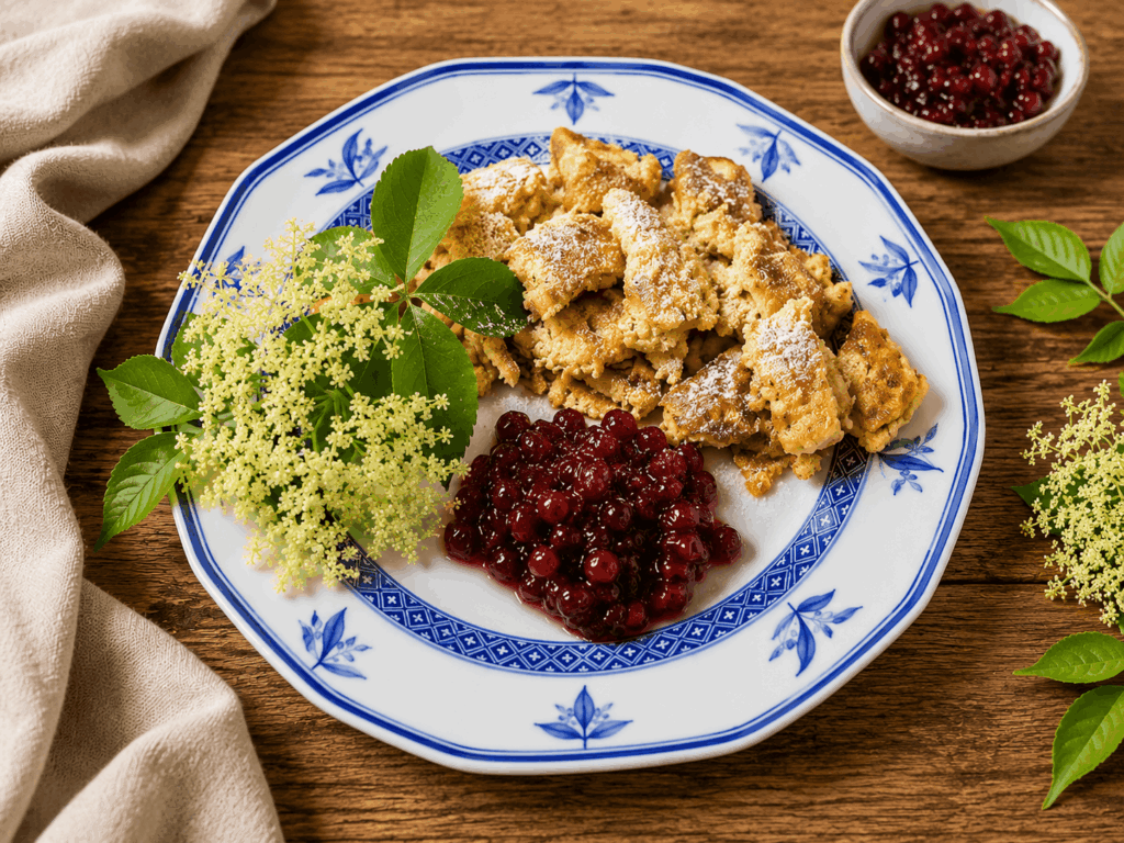 Holunderblüten-Kaiserschmarren grüner Tag Stabilierungsphase