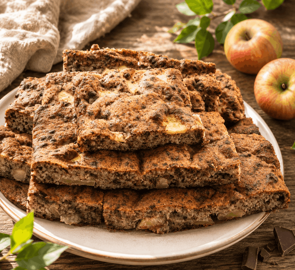 Apfel-Schoko-Kuchen - grüner Tag Stabilisierungsphase
