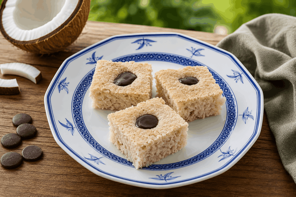 Kokoskuchen mit Schokodrops – grüner Tag Stabilisierungsphase