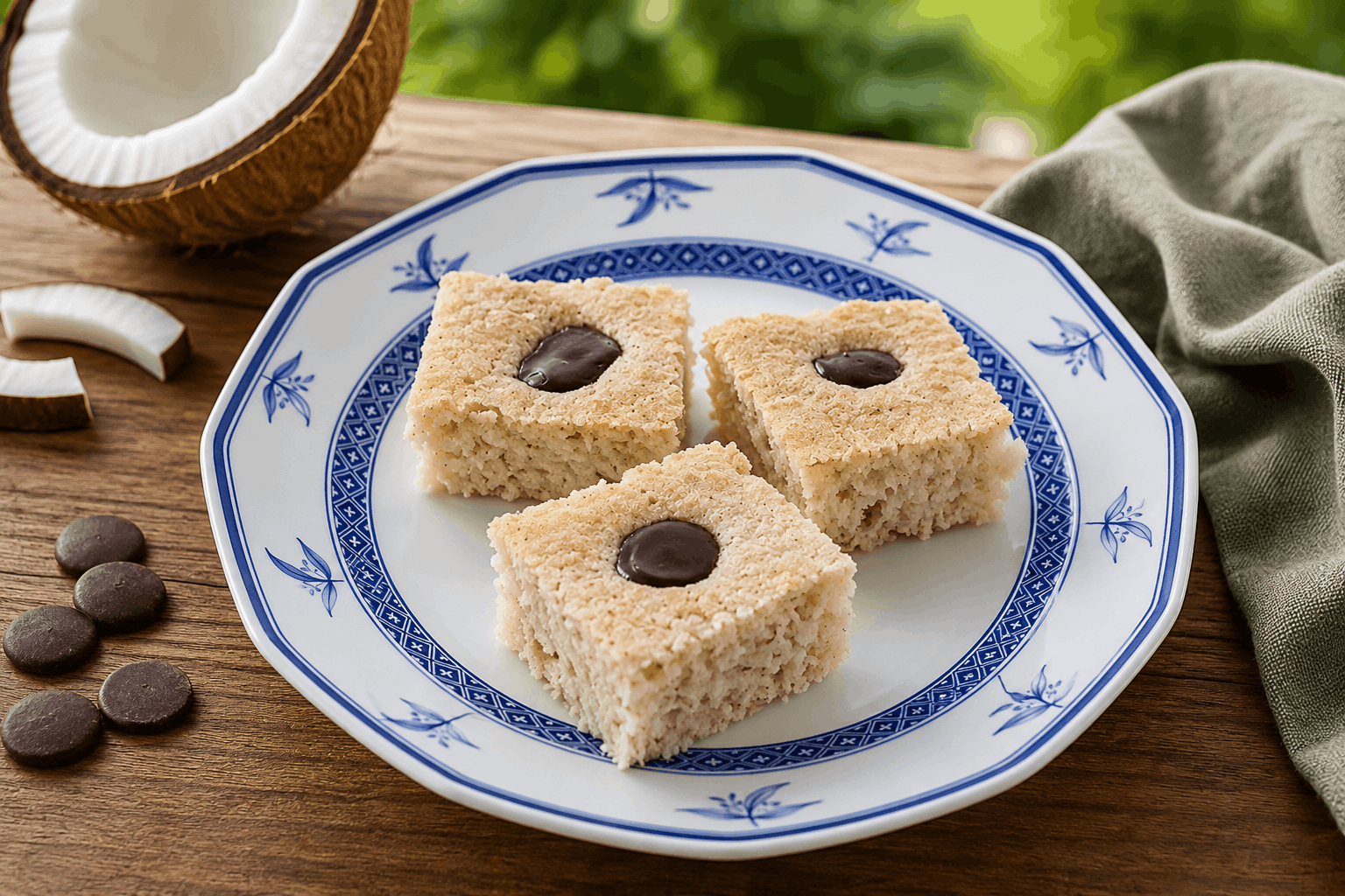 Kokoskuchen mit Schokodrops – grüner Tag Stabilisierungsphase