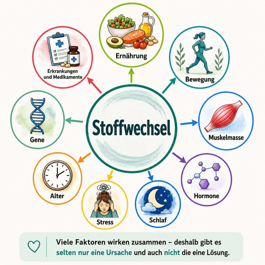 Was beeinflusst den Stoffwechsel