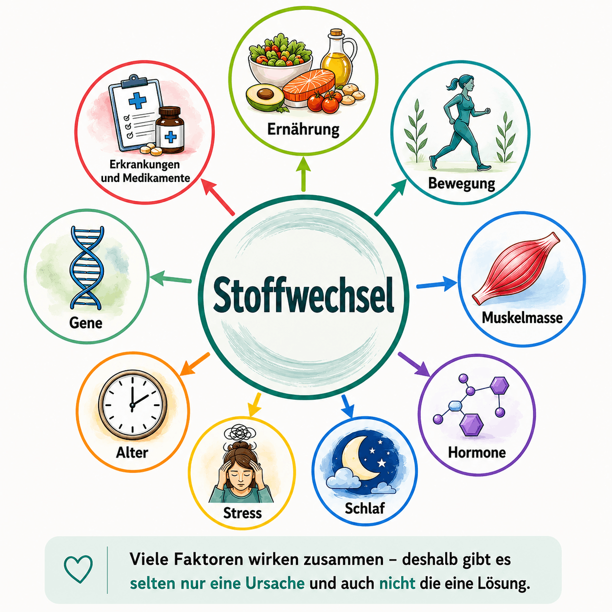 Was beeinflusst den Stoffwechsel
