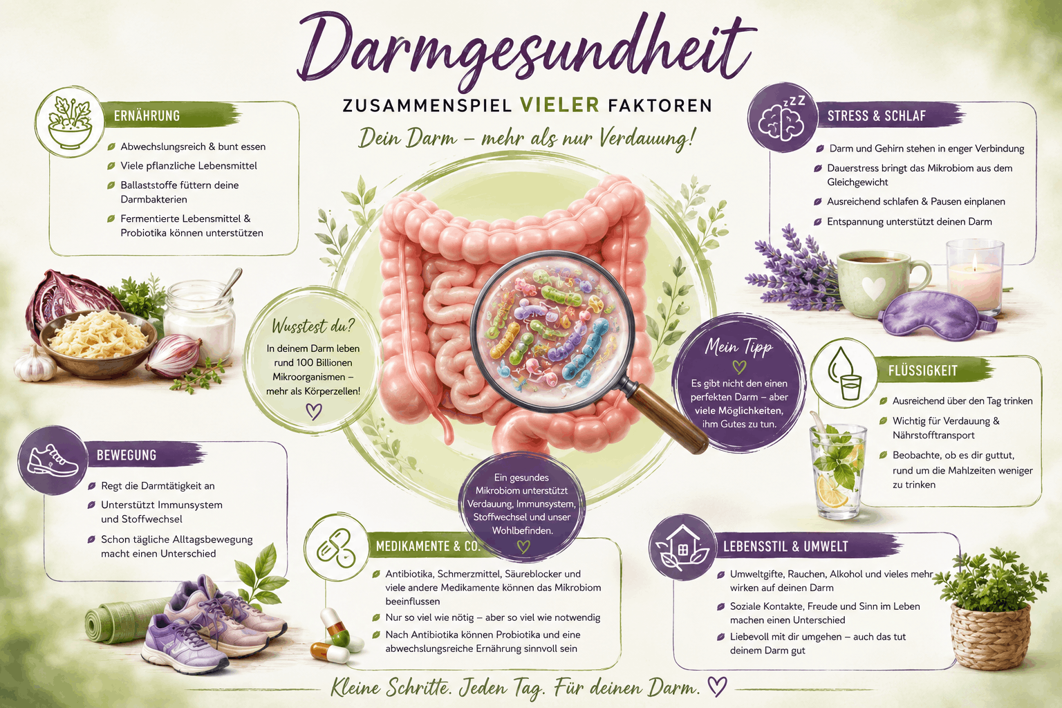 Darmgesundheit verstehen, stärken und wohlfühlen