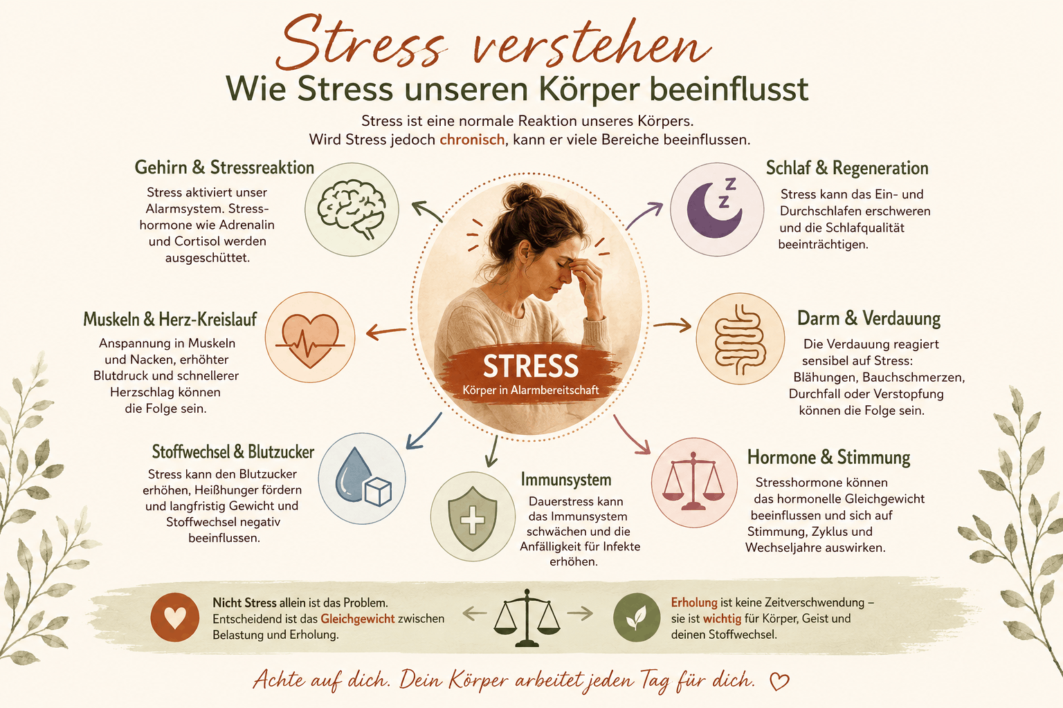 Warum Stress zu unserem Leben gehört – und wann er für Körper und Stoffwechsel zum Problem werden kann