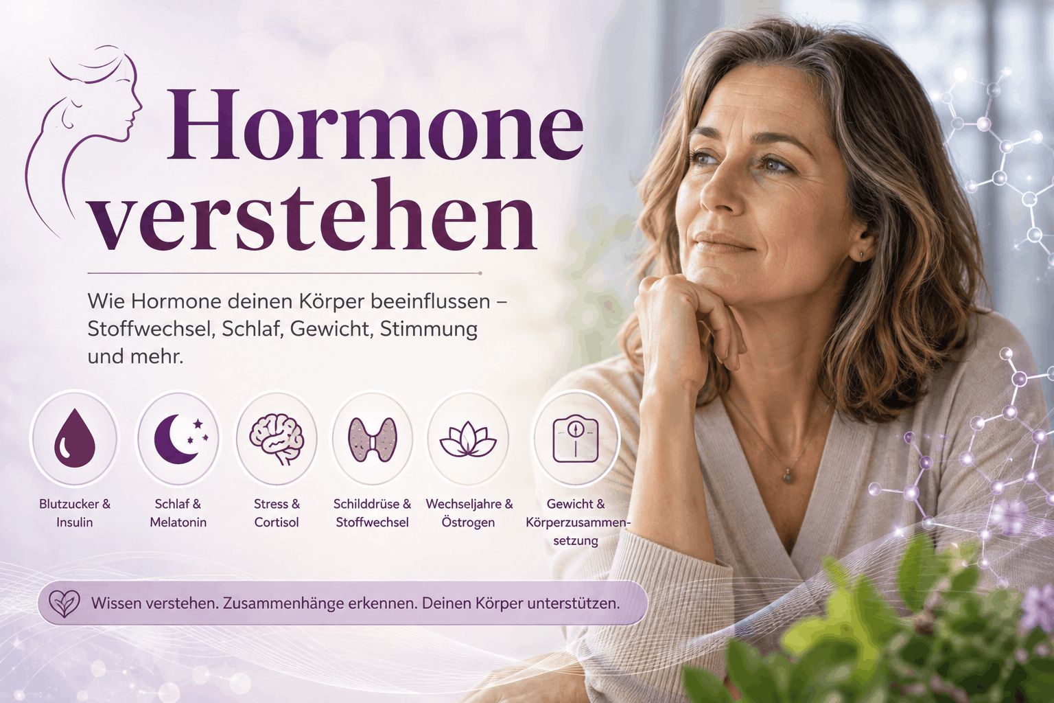 Wie die Botenstoffe unseres Körpers Stoffwechsel, Schlaf, Hunger, Gewicht und Wohlbefinden beeinflussen